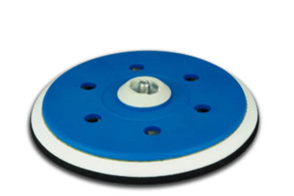 Abrasive sanding disc or roll, Q-Refinish brand, professional automotive tool, white background, studio photography